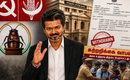 மாணவர்கள் போராட்டத்தை ஒடுக்க RSS யுக்தியை கையில் எடுத்த த.வெ.க.