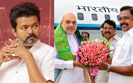 த.வெ.க.வுக்கு எடப்பாடி செக்?.... அமித் ஷா மூலம் புது ப்ளான்!