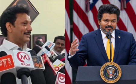 விஜய் இந்திய பிரதமர் என்ன.. அமெரிக்க ஜனாதிபதியே ஆகட்டும் – அன்பில் மகேஷ் பேச்சு..!