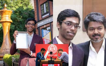 GRAND CHESS TOUR 2026-ன் சாம்பியன் ஆனார் பிரக்ஞானந்தா... பாராட்டிய முதல்வர் விஜய்
