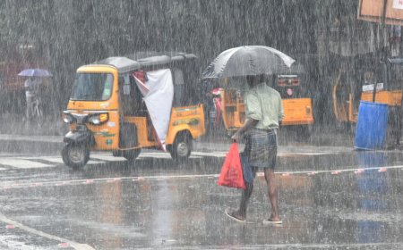இடி, மின்னலுடன் கூடிய கனமழைக்கு வாய்ப்பு... வானிலை அலர்ட்!