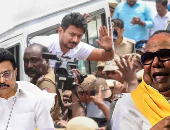 உதயநிதிக்கு ஆப்பு வைத்த கருணாநிதி & ஸ்டாலின்..? கைதுக்கு பின்னால் இப்படி ஒரு ட்விஸ்ட்டா?