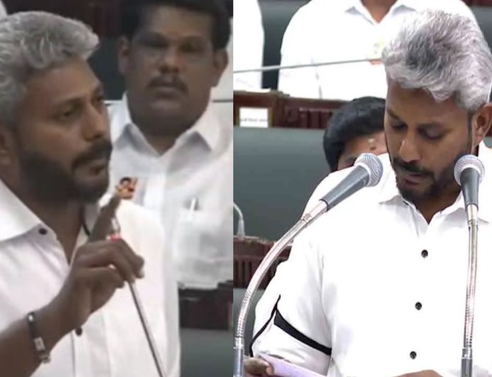 "தமிழ் படிக்கத் தெரியல" .......  சரணடைந்த அமைச்சர் மரிய வில்சன் !