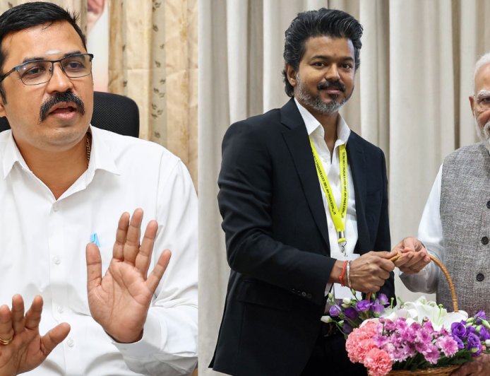 "ஆட்சி அமைக்க பாஜகவுடன் பேச்சுவார்த்தை நடத்திய விஜய்"... போட்டுடைத்த கோவை சத்யன்!