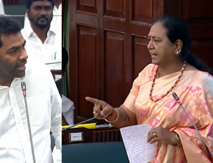 ஆதவ் வாய திறந்தாலே சண்ட வருது... டென்ஷனில் கொந்தளித்த அண்ணியார்..!