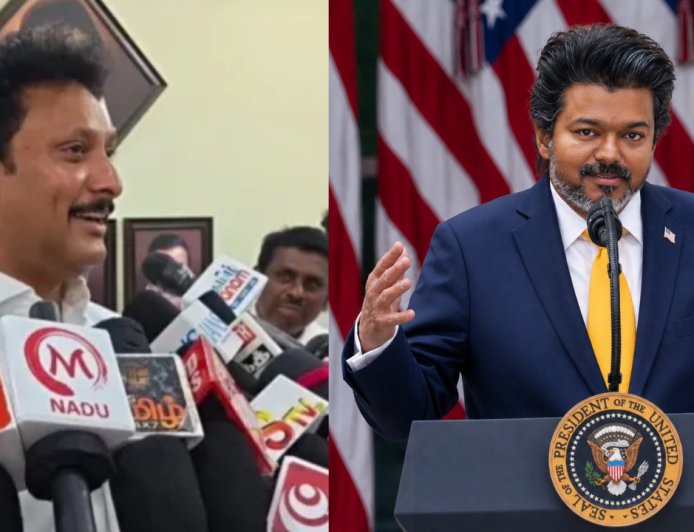 விஜய் இந்திய பிரதமர் என்ன.. அமெரிக்க ஜனாதிபதியே ஆகட்டும் – அன்பில் மகேஷ் பேச்சு..!