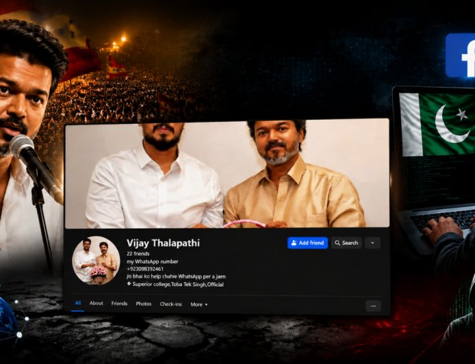பாகிஸ்தானில் இருந்து விஜய் ஆதரவு பிரசாரம்..? பின்னணியில் இருப்பது யார்?