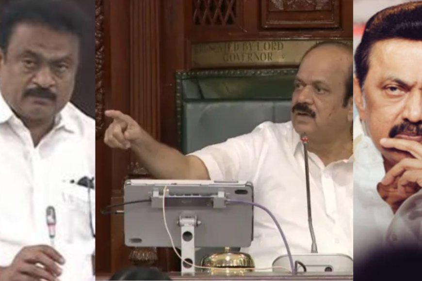 ஸ்டாலினைக் கிண்டல் செய்த தவெக எம்எல்ஏ... கொதித்தெழுந்த சபாநாயகர் !