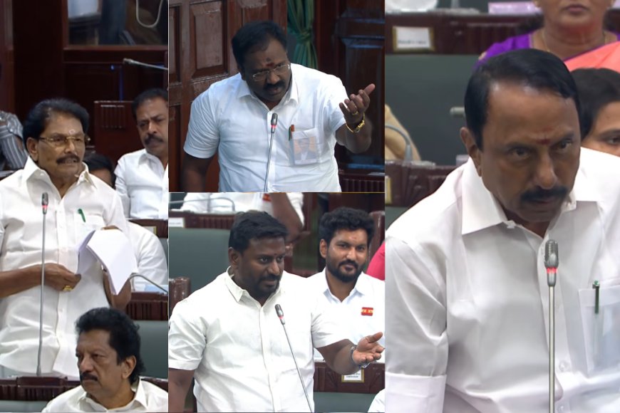 "கருணாநிதி" என குறிப்பிட்ட அமைச்சர்! பாடம் எடுத்த மாஜிக்கள்...