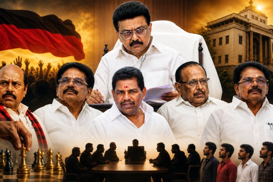 திமுகவில் சீனியர்களுக்கு ஷாக்.. எ.வ.வேலு முதல் ரகுபதி வரை அடுத்த மூவ் என்ன?