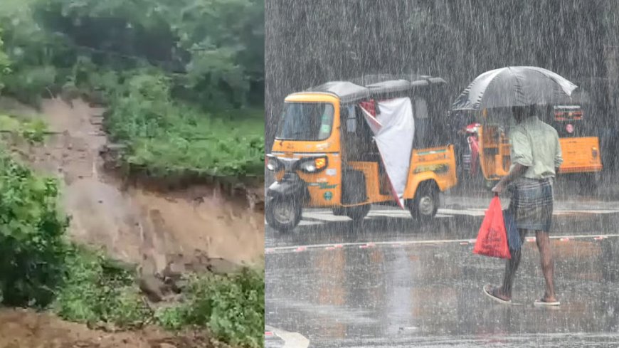 கேரளாவில் கனமழை: நிலச்சரிவில் 3 பேர் பலி... 5 மாவட்டங்களுக்கு ரெட் அலர்ட்!