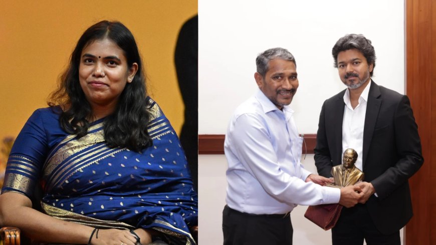 அமைச்சர் கீர்த்தானாவின் இலாகா பறிப்பு? முதலமைச்சர் விஜய்யின் அதிரடி முடிவு..!