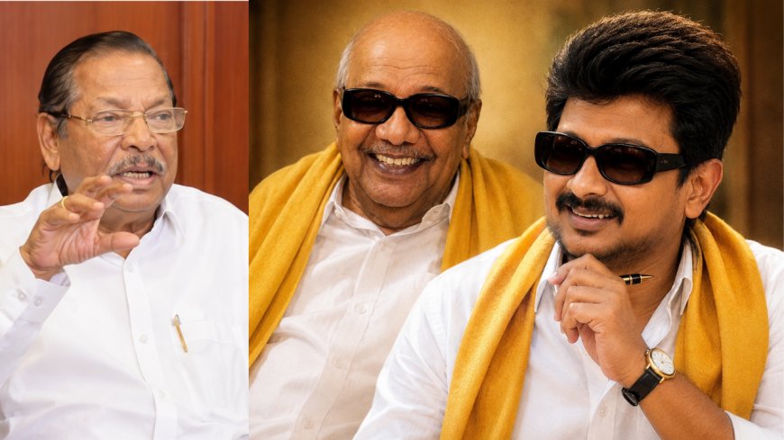 "இளைய கலைஞர் உதயநிதி... ஆர்.எஸ். பாரதி புகழாரம்!"