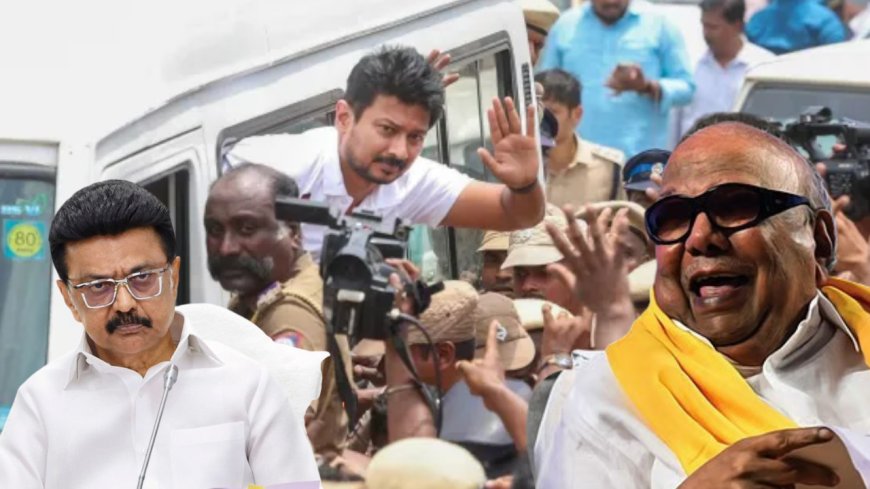 உதயநிதிக்கு ஆப்பு வைத்த கருணாநிதி & ஸ்டாலின்..? கைதுக்கு பின்னால் இப்படி ஒரு ட்விஸ்ட்டா?