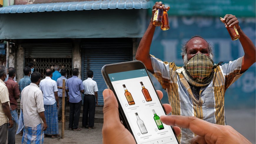 மது பிரியர்களுக்கு குட் நியூஸ்…..இனி சரக்கு வாங்க க்யூ தேவையில்லை!