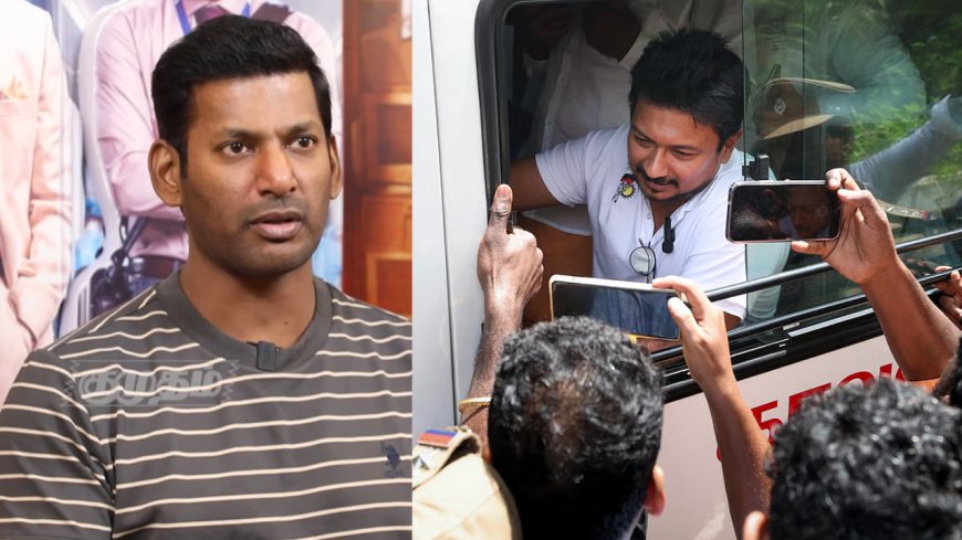 "உதயா பேசுனது தப்பு… அதுக்குத்தான் கைது.." – விஷால் பேட்டி..!