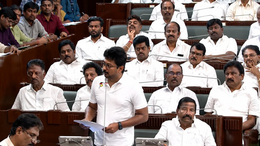 முழு பயிர்க்கடன் தள்ளுபடி என்னாச்சு?  சட்டச்சபையில் உதயநிதி கேள்வி...!
