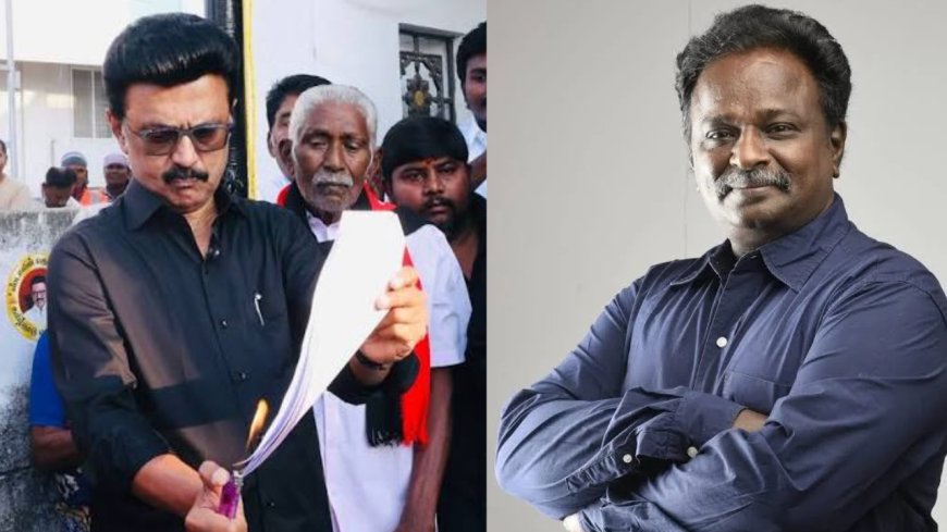 “தாமரையை நோக்கி நகரும் சூரியன்?” - திமுகவை விமர்சித்த ப்ளூ சட்டை மாறன்!