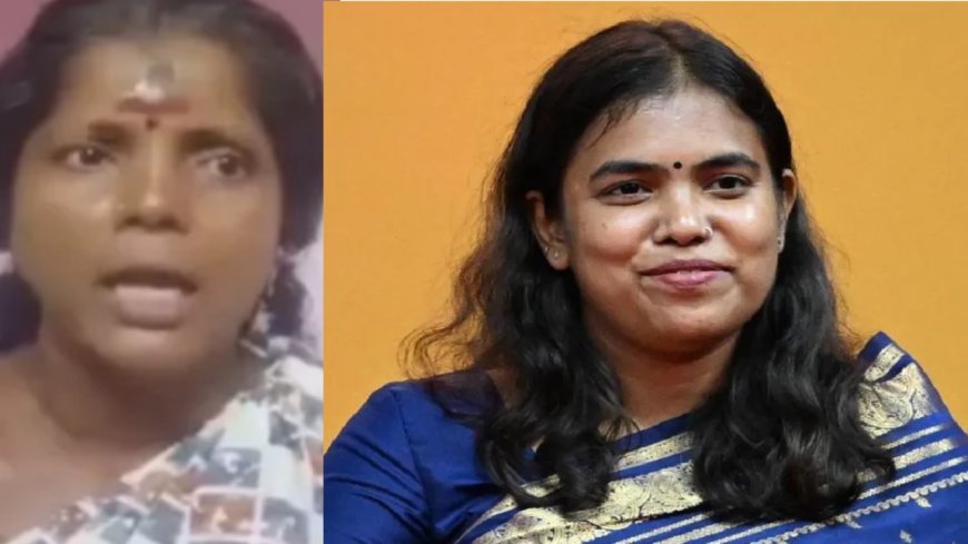 "தீவிரவாதியைப் போல் ஓடி ஒளிகிறீர்களே!" – அமைச்சர் கீர்த்தனாவை கேள்வி கேட்ட  பெண் தொழிலாளி !