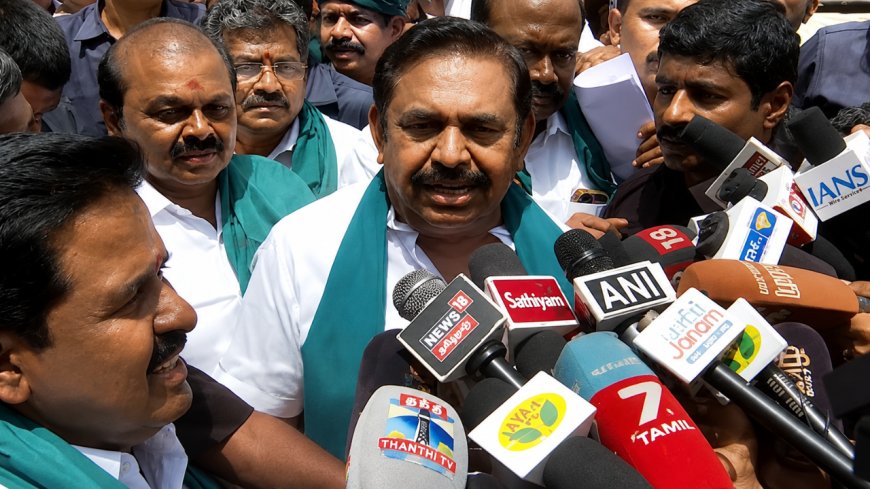 “ரீல் விடுவதில்தான் குறியா?” - விஜயை விளாசிய எடப்பாடி!