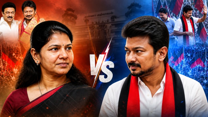 சீனியர் கனிமொழி டீம்  vs  இளைஞரணி உதய் டீம் ? திமுகவின் அடுத்த அதிகார மையம் !