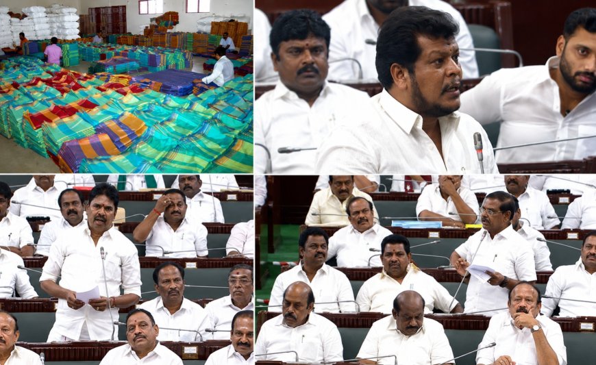 இலவச வேட்டி, சேலை திட்டம்... திமுகவுக்கு சவால் விட்ட அமைச்சர்!