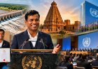 ஐ.நா. அரங்கில் ஒலித்த தமிழரின் குரல்! கல்லணை முதல் பிரகதீஸ்வரர் கோயில் வரை பேசிய சென்னை தொழிலதிபர்!