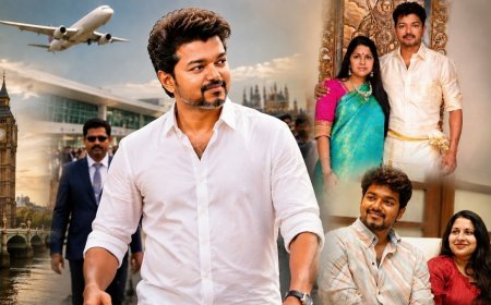 லண்டன் செல்லும் முதலமைச்சர் விஜய்... மனைவியையும் சந்திப்பாரா? நெட்டிசன்கள் கேள்வி!