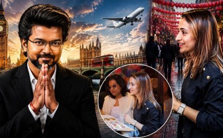விஜய்யின் லண்டன் விசிட்… த்ரிஷாவின் லண்டன் ஸ்பாட்டிங்… சர்ச்சையை கிளப்பும் நெட்டிசன்கள்..!