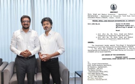 அதிமுக To தவெக.....சிங்கை ராமச்சந்திரனுக்கு கிடைத்த முக்கியப் பதவி!