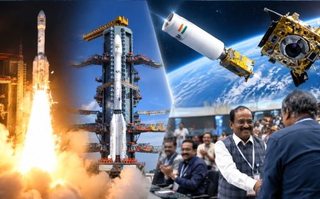 ISRO-வின் புதிய சாதனை! வெற்றிகரமாக விண்ணில் பாய்ந்த GSLV F-17 ராக்கெட்!