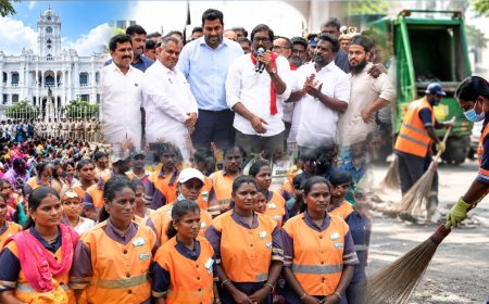 “விட்டுக்கொடுக்க மாட்டோம்” தூய்மை பணியாளர்களுக்கு அமைச்சர்கள் வாக்குறுதி!