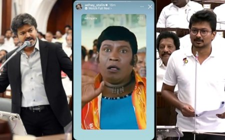 சட்டப்பேரவையில் விஜய் vs திமுக...உதயநிதியின் ‘சுறா’ ரிப்ளை!