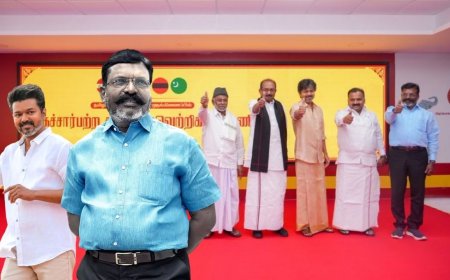கூட்டணி பெயரை மாற்றச் சொன்ன திருமா? பின்னணியில் நடந்தது என்ன?