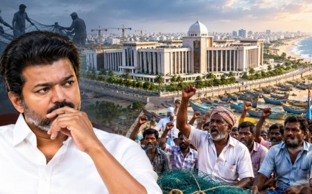 பட்டினப்பாக்கத்தில் புதிய தலைமைச் செயலகம்... விஜய்க்கு எதிராக திரளும் மீனவர்கள்! 