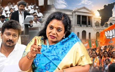 "த.வெ.க-வினர் என்னிடம் தமிழ் கற்றுக்கொள்ளுங்கள்" - சட்டமன்றம் குறித்து தமிழிசை சாடல் !