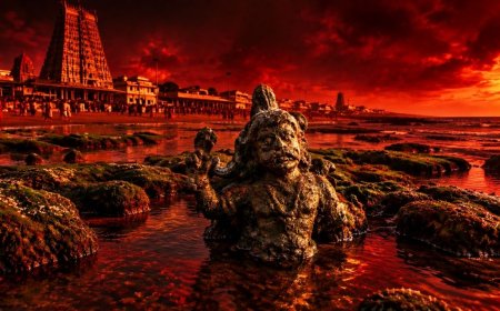“அய்யா கருப்பனே வாரும் ஐயா..!” - திருச்செந்தூர் கடலில் தரிசனம் கொடுத்த கருப்பன்!