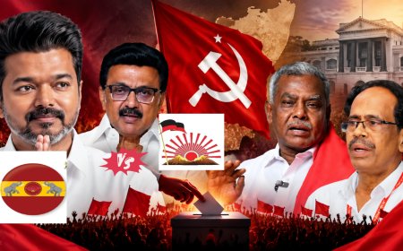 திமுகவா? தவெகவா?இடைத்தேர்தலில் கம்யூனிஸ்டுகளின் ஆதரவு யாருக்கு ?