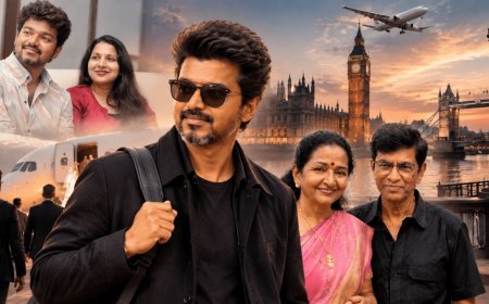 லண்டன் பயணத்தில் விஜய்யின்  ‘சுப’ கணக்கு? சங்கீதாவுடன் பேச்சுவார்த்தையில் SAC-ஷோபா..?