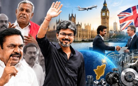 நிறுவனத்தின் பெயரே இல்லாமல் லண்டன் பயணமா? சந்தேகம் கிளப்பும் அரசியல் தலைவர்கள்!