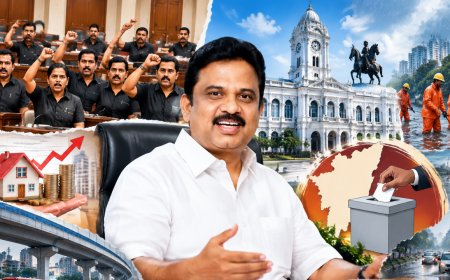 சென்னையின் வளர்ச்சிப் பணிகளுக்கு நிதி எங்கே?....வெடிக்கும் துணை மேயர் மகேஷ்குமார் !