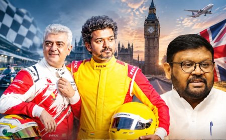 விஜய்யின் லண்டன் பயணம்...! முதலீடு ஈர்ப்பா? கவன ஈர்ப்பா?