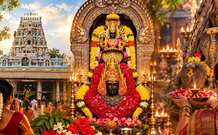 நாகதோஷம் போக்கும் திருவேற்காடு....கருணையே உருவான கருமாரி!