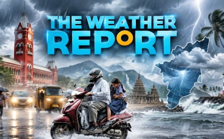 மக்களே குடைய கைல வச்சுக்கங்க ! இடி, மின்னலுடன் கனமழைக்கு வாய்ப்பு !