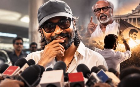 “கட்சி எப்போ ஆரம்பிக்கிறீங்க?” - ரஜினி ஸ்டைலில் சிரித்த தனுஷ்... அரசியல் என்ட்ரிக்கு இப்படியொரு பதிலா?