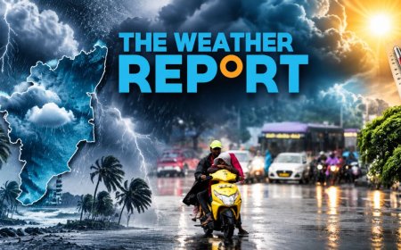 தமிழ்நாட்டில் இன்று பலமாவட்டங்களில் கனமழை வாய்ப்பு ! வானிலை மையம் அலர்ட் !