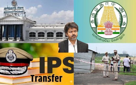 13 ஐபிஎஸ் மாற்றம் ! சட்ட ஒழுங்கு சரியாகுமா? குற்ற தடுப்பில் தமிழ்நாடு அரசின் அதிரடி மூவ் !