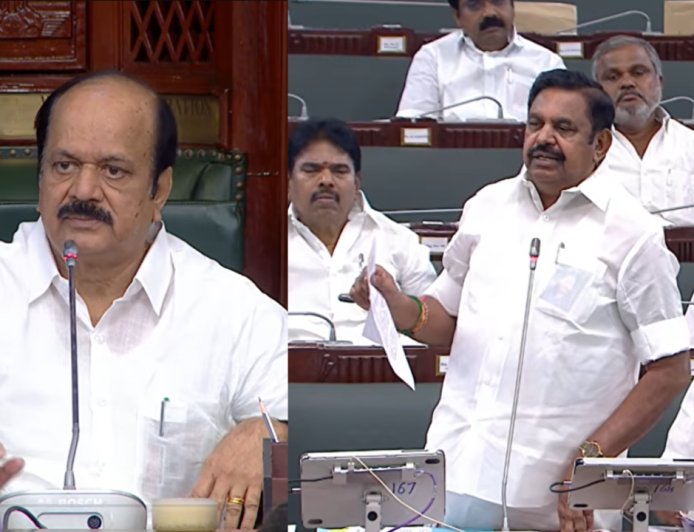 “என் தோட்டத்துல திருடிட்டாங்க....சபாநாயகரிடம் கம்ப்ளைன்ட் செய்த ஈபிஎஸ்!”