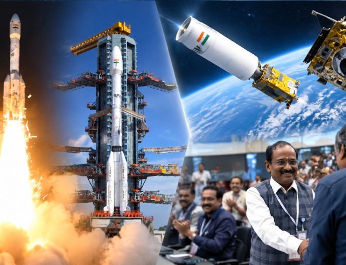 ISRO-வின் புதிய சாதனை! வெற்றிகரமாக விண்ணில் பாய்ந்த GSLV F-17 ராக்கெட்!
