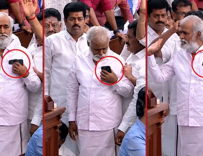 சபாநாயகர் முன் அமளி.. “எதை ரெக்கார்டு செய்தார் சேகர்பாபு?”... துரத்தும் கேள்விகள்!